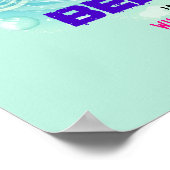 Butterflies en bloesems met een Magic Quote Poster (Hoek)