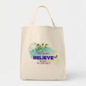 Butterflies en bloesems met een Magic Quote Tote Bag (Voorkant)