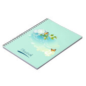 Butterflies en bloesems notitieboek (Linkerzijde)