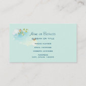 Butterflies en bloesems visitekaartje (Achterkant)