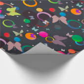 Butterflies en bubbels cadeaupapier