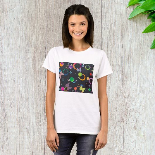 Butterflies en bubbels t-shirt