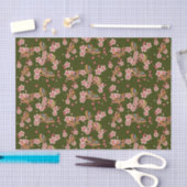 Butterflies en Cherry Blossom Tea Green Tissuepapier (Craft)