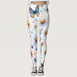 Butterflies en Daisies Leggings