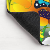 Butterflies en Daisies Muismat (Hoek)