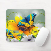 Butterflies en Daisies Muismat (Met muis)