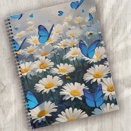 Butterflies en Daisies Notitieboek