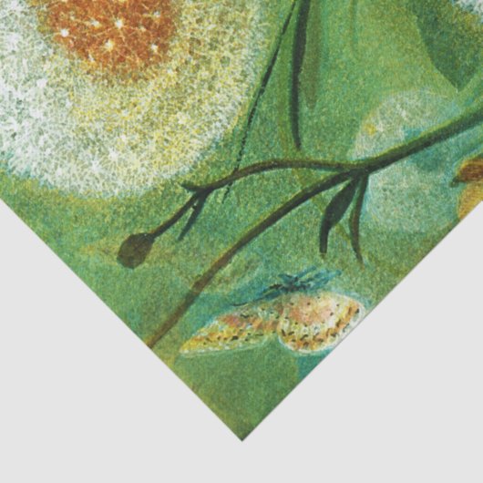  Butterflies en Dandelions ontkoppelen Tissuepapier (Detail)