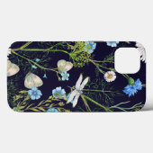 Butterflies en Dragons vliegen met bloemen Case-Mate iPhone Case (Achterkant (horizontaal))