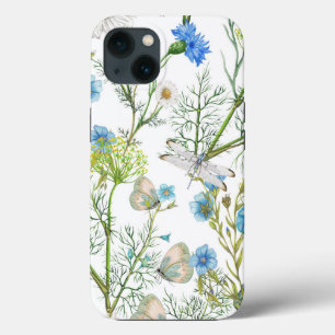 Butterflies en Dragons vliegen met bloemen Case-Mate iPhone Case