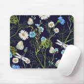 Butterflies en Dragons vliegen met bloemen Muismat (Met muis)