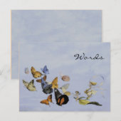 Butterflies en Fairies ~ Briefkaart (Voorkant / Achterkant)