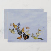 Butterflies en Fairies ~ Briefkaart (Voorkant / Achterkant)