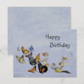 Butterflies en Fairies ~ Briefkaart/Birthday Briefkaart (Voorkant / Achterkant)
