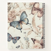 Butterflies en Floral Notitieboek (Achterkant)