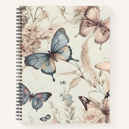 Butterflies en Floral Notitieboek