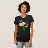 Butterflies en Flowers Apparel T-shirt (Voorkant volledig)