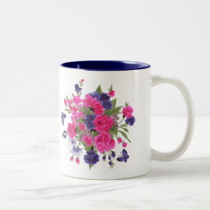 Butterflies en Flowers Moederdag Gift Mokken