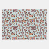 Butterflies- en Flowers-patroon Inpakpapier Vel (Voorkant 2)