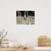 Butterflies en gebluste wegen poster (Keuken)