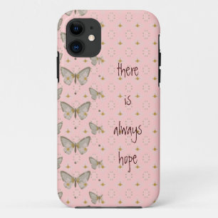 Butterflies en Hope iphone 5 Hoesje