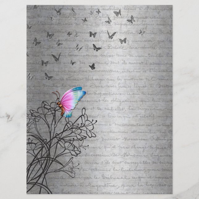 Butterflies en kalligrafie (Voorkant)