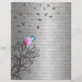 Butterflies en kalligrafie