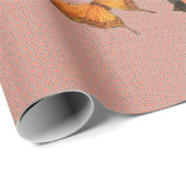 BUTTERFLIES EN KANTISCH LACE Wrapping Paper Cadeaupapier (Rol Hoek)