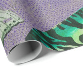 BUTTERFLIES EN KANTISCH LACE Wrapping Paper Cadeaupapier (Rol Hoek)