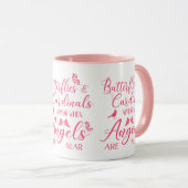 Butterflies en kardinalen verschijnen wanneer de e mok (Voorkant rechts)