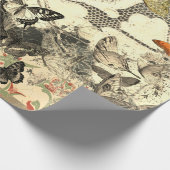 BUTTERFLIES EN LACE GIFT WRAPPING CADEAUPAPIER (Hoek)