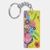 Butterflies en Ladybugs Acrylische Sleutelhanger (Voorkant Links)