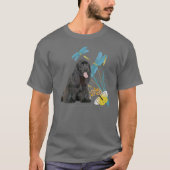Butterflies en libellen Blk Cocker T-shirt (Voorkant)