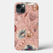 Butterflies en libellen op papavers Case-Mate iPhone case (Achterkant)