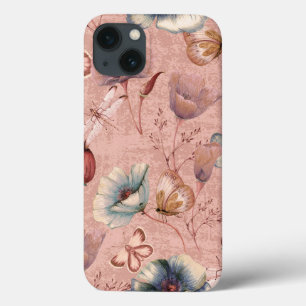 Butterflies en libellen op papavers Case-Mate iPhone case