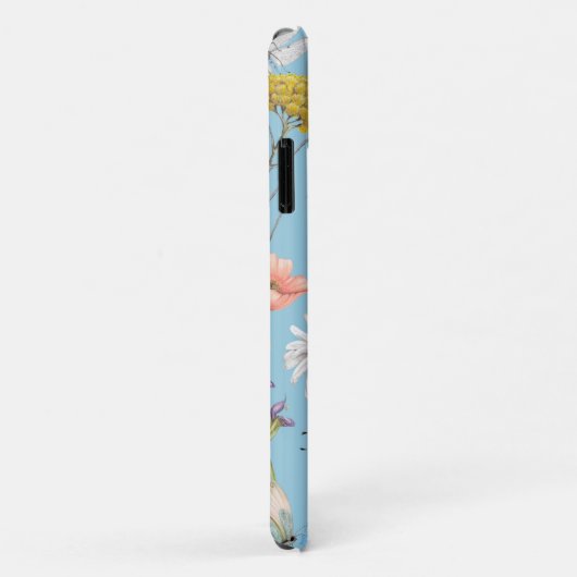Butterflies en libellen op wilde bloemen Case-Mate iPhone case (Achterkant/rechts)