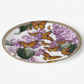 Butterflies en Lilacs Garden Party Picnic Wedding Papieren Bordje (Gekanteld)