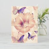 Butterflies en Lilly Kaart (Staand voorkant)