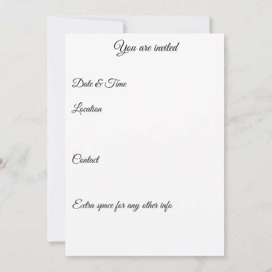 Butterflies en Lilly Kaart (Achterkant)