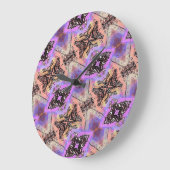 BUTTERFLIES EN MOTHES GROTE KLOK (Hoek)