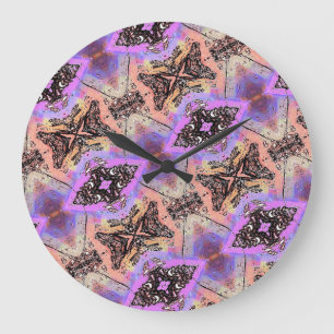 BUTTERFLIES EN MOTHES GROTE KLOK