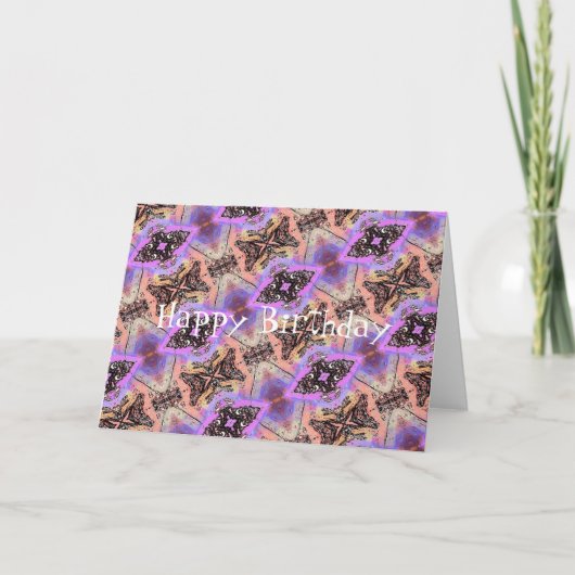 BUTTERFLIES EN MOTHES KAART (Voorkant)