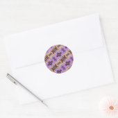 BUTTERFLIES EN MOTHES RONDE STICKER (Envelop)