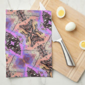 BUTTERFLIES EN MOTHES THEEDOEK (Quarter Fold)