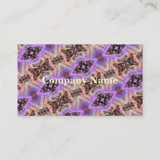 BUTTERFLIES EN MOTHES VISITEKAARTJE (Voorkant)