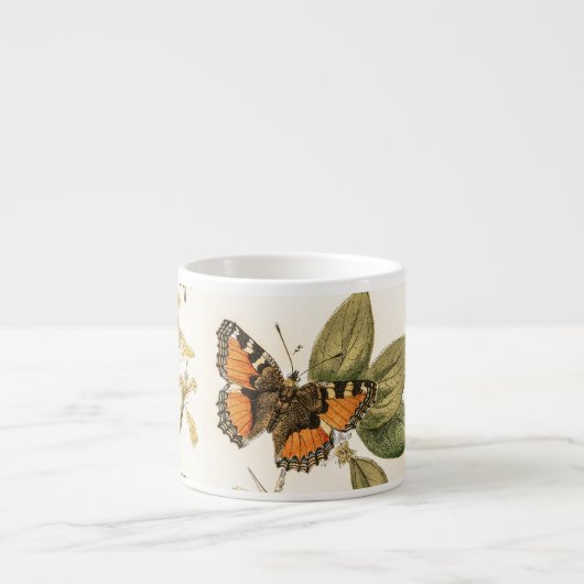 Butterflies en Moths van William Forsell Kirby Espresso Kop (Voorkant)