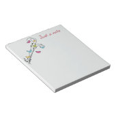 Butterflies en muziek notitieblok (Schuin)