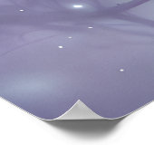 Butterflies en Paars Roos Poster (Hoek)