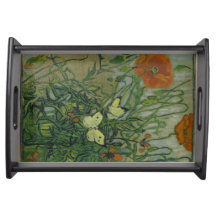 Butterflies en papavers van Vincent Van Gogh