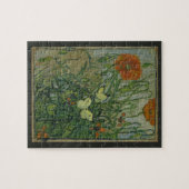 Butterflies en papavers van Vincent van Gogh Legpuzzel (Horizontaal)
